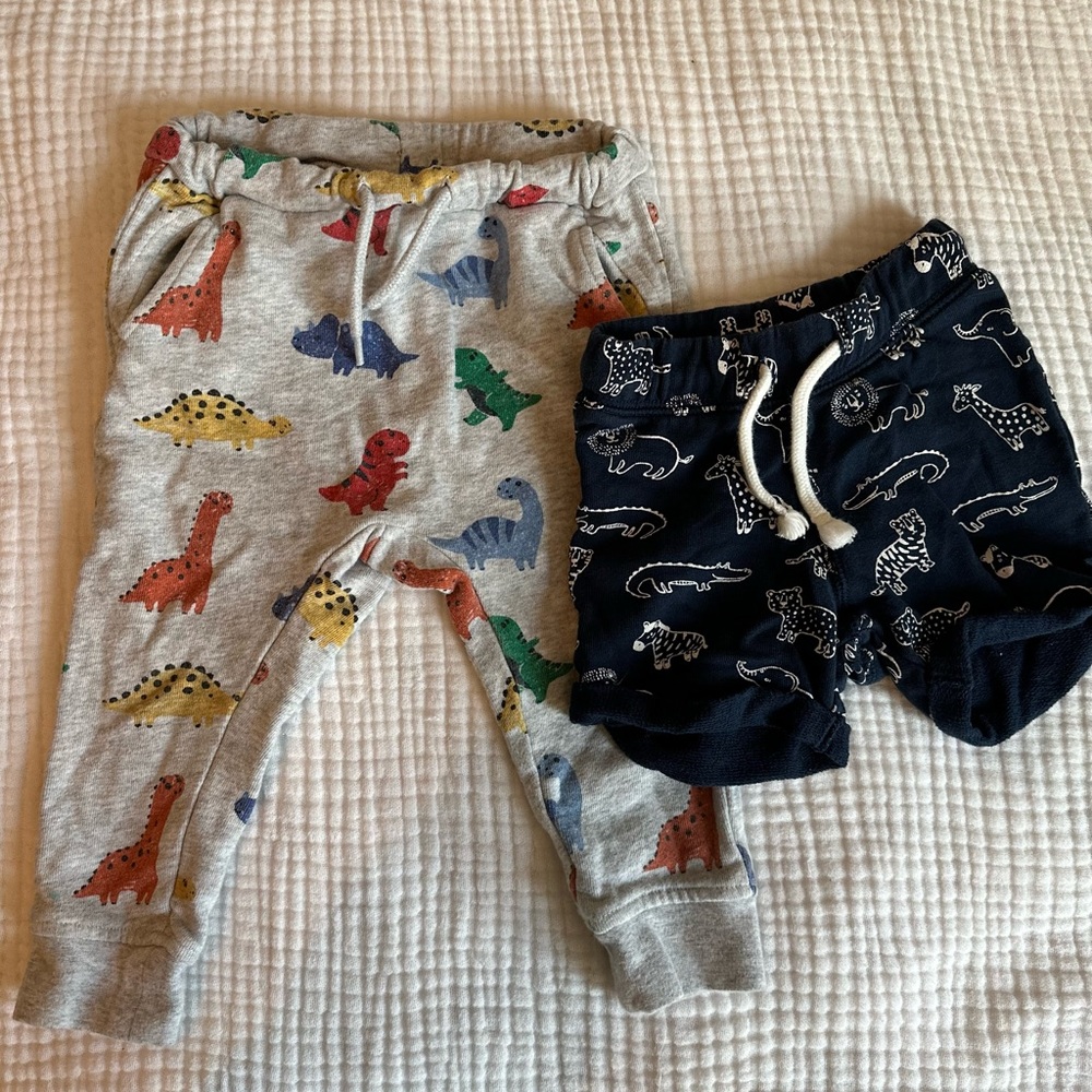 H&M boys sweat pants & shorts